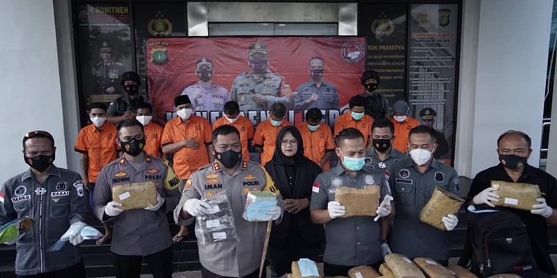 Setelah Tangkap Ayah Penyiksa Anak, Kali Ini Polres Tangsel Gagalkan Peredaran 2,6 Kg Sabu