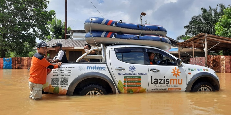 Respon Banjir Tanah Bumbu, Muhammadiyah Kalsel Terjunkan Relawan