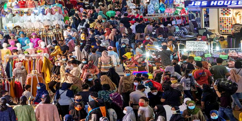 Cara Polda Metro Jaya Cegah Kerumunan Di Pasar Tanah Abang