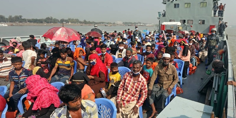 Ribuan Pengungsi Rohingya Lancarkan Protes Usai Direlokasi Ke Pulau Terpencil Di Bangladesh