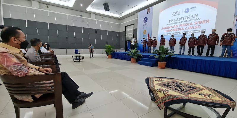 Pengurus JMSI Banten Telah Dikukuhkan, Tugasnya Bersihkan Udara Dari Kabar Bohong, Fitnah, Dan Ujaran Kebencian