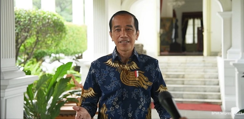 Ini Respon Santai Jokowi Tanggapi Meme <i>"The King of Lip Service"</i>