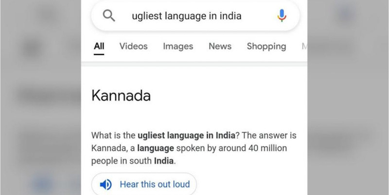 Google Minta Maaf, Salah Sebut Bahasa Kuno Ini Sebagai Yang Terjelek Di India