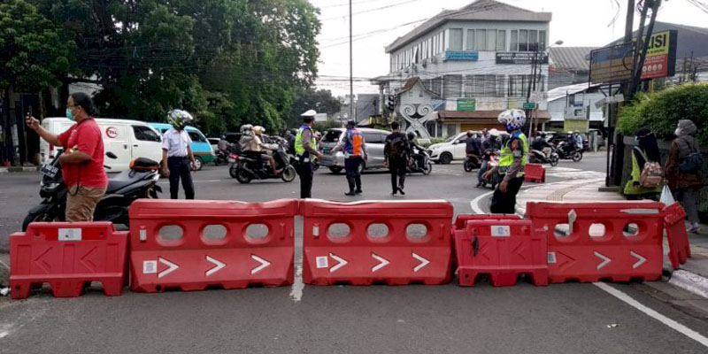 Mulai Hari ini, Sejumlah Ruas Jalan Di Kota Bandung Ditutup Untuk Waktu Tertentu