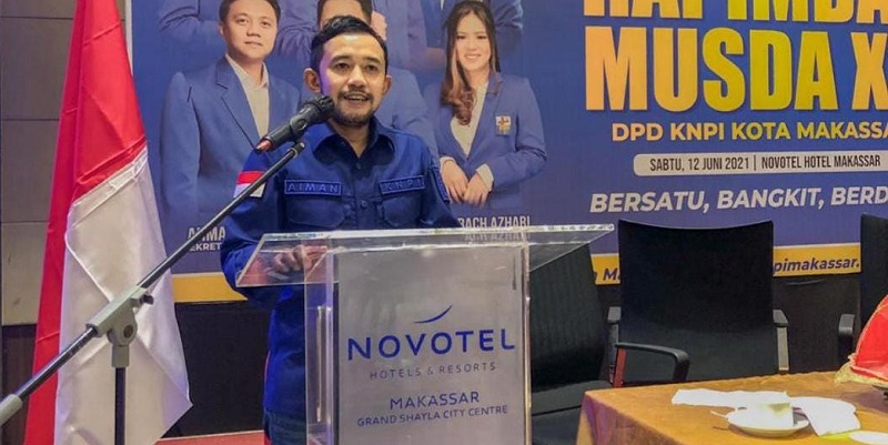 Di Musda XV KNPI Makassar, Aiman Adnan Terpilih Sebagai Ketua DPD II