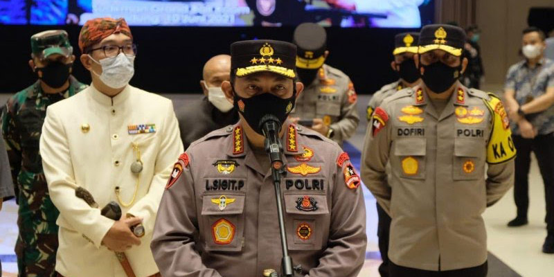 Kapolri Ingatkan Warga Bandung Disiplin Prokes Usai Divaksin