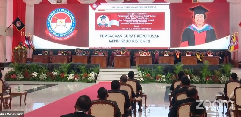 Megawati Resmi Terima Jabatan Guru Besar Unhan, Presiden Dan Wapres Tidak Hadir