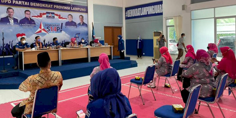 Kunjungi Demokrat Lampung, KPPI Dorong Peningkatan Keterwakilan Perempuan Di Pemilu 2024