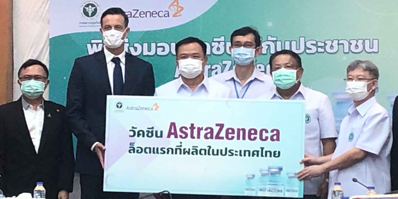 AstraZeneca Serahkan Pengiriman Pertama 1,8 Juta Dosis Vaksin Produksi Lokal Kepada Kemenkes Thailand