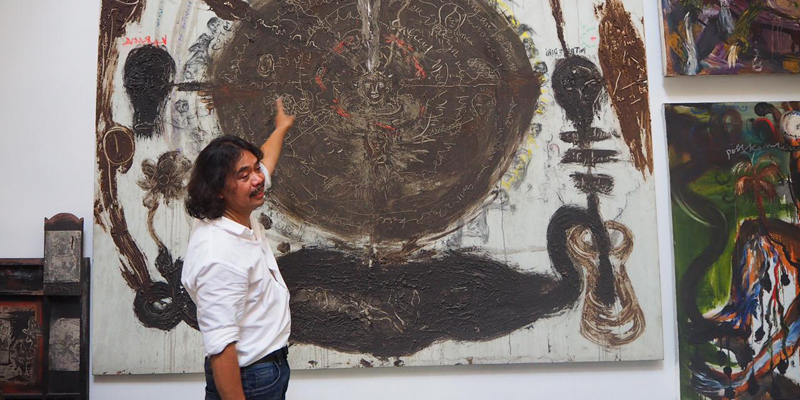 Seniman Tisna Sanjaya Ajak Penggiat Seni Dan Masyarakat Melukis Bersama