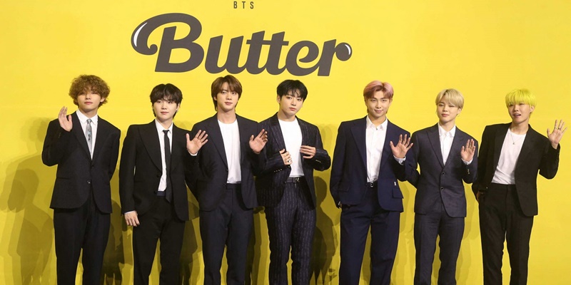 Single 'Butter' Milik BTS Mantap Bertengger Di Puncak Billboard Lima Minggu Berturut-turut