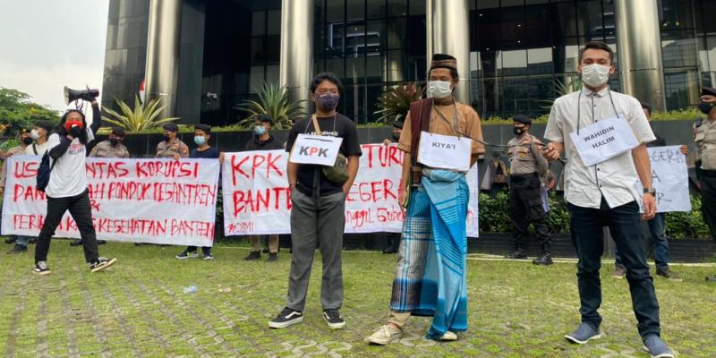 Demo Kasus Hibah Ponpes, KPK Didesak Periksa Gubernur Banten