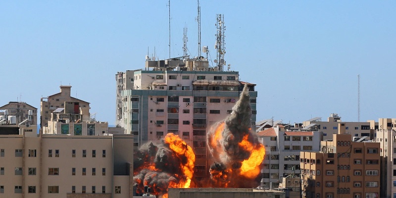 Israel: Gedung Kantor Media Di Gaza Digunakan Hamas Untuk Ganggu Sistem Pertahanan Iron Dome