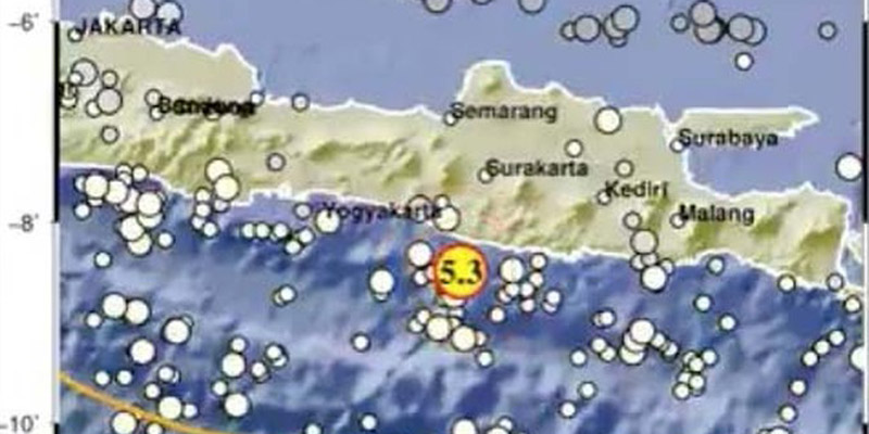 Gempa Magnitudo 5,3 Guncang Yogyakarta, BMKG: Bukan Gempa Megathrust