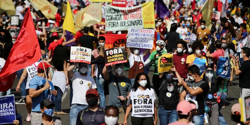Brasil Catat Setengah Juta Kematian Karena Covid-19, Warga: Bolsonaro Melakukan Genosida