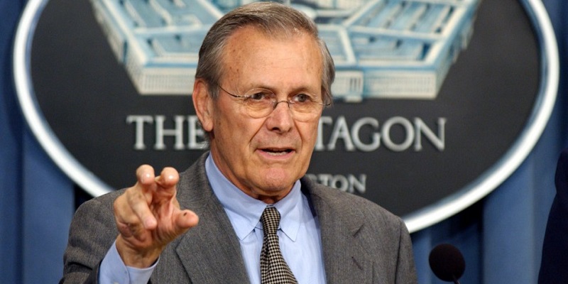 Mengenang Donald Rumsfeld, Dari Patriot Yang Dipuji Hingga <i>War Maker</i> Yang Keji