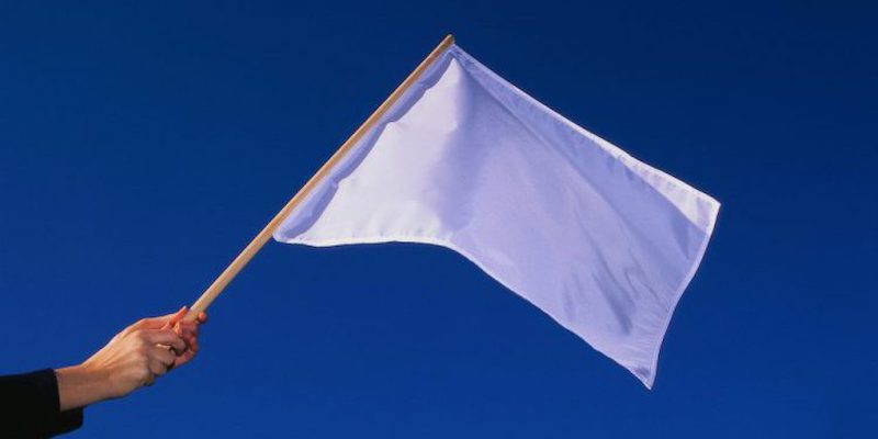 Pengibaran Bendera Putih