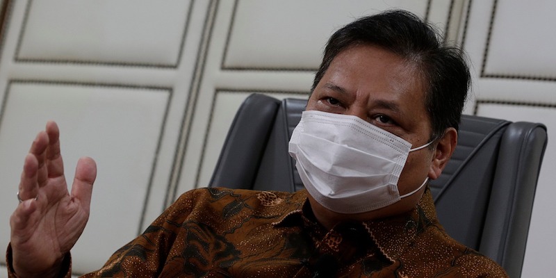 Tulus Membantu Jokowi, Airlangga Hartarto Bekerja Sukseskan PPKM Darurat