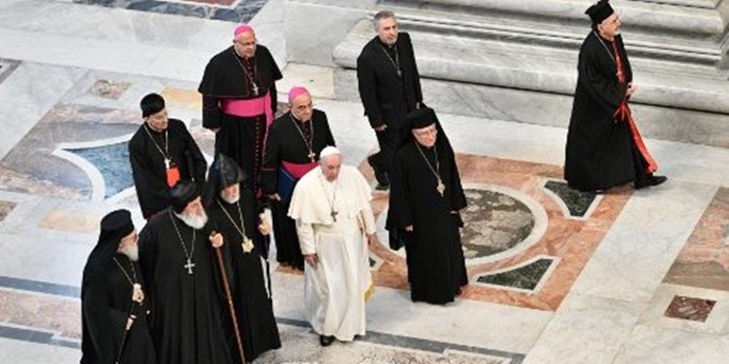 Bertemu Para Patriarki Di Vatikan, Paus: Berhenti Gunakan Lebanon Untuk Kepentingan Politik!