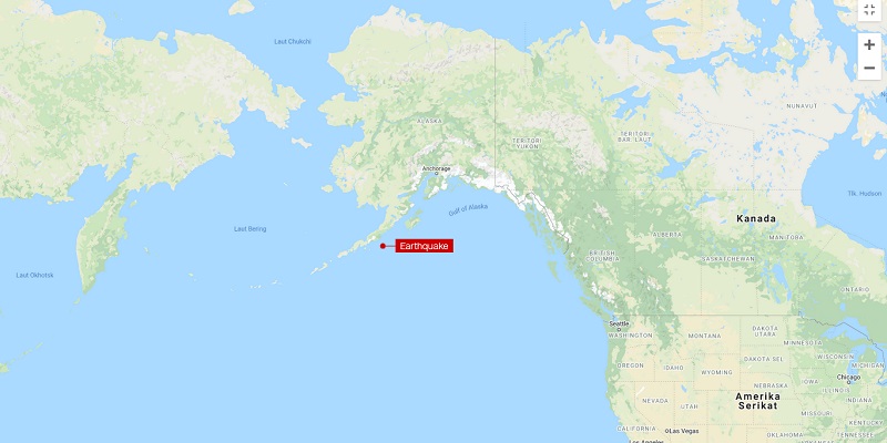 Peringatan Tsunami Diaktifkan Usai Gempa Magnitudo 8,2 Guncang Alaska
