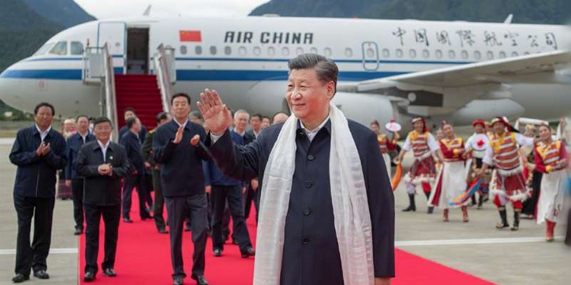 Perdana, Presiden China Xi Jinping Kunjungi Tibet