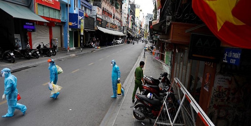 Ketika Ho Chi Minh City Lockdown, Vietnam Catat Rekor Tertinggi Kasus Harian Covid-19