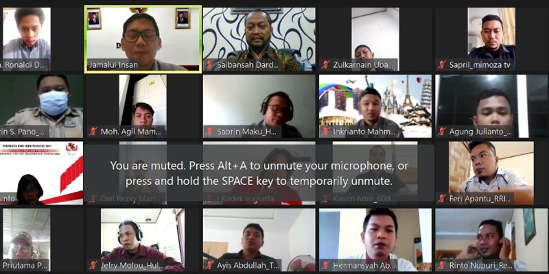 Di Tengah PPKM, Jurnalis Di Gorontalo Tetap Semangat Ikuti Pra-UKW Secara Daring