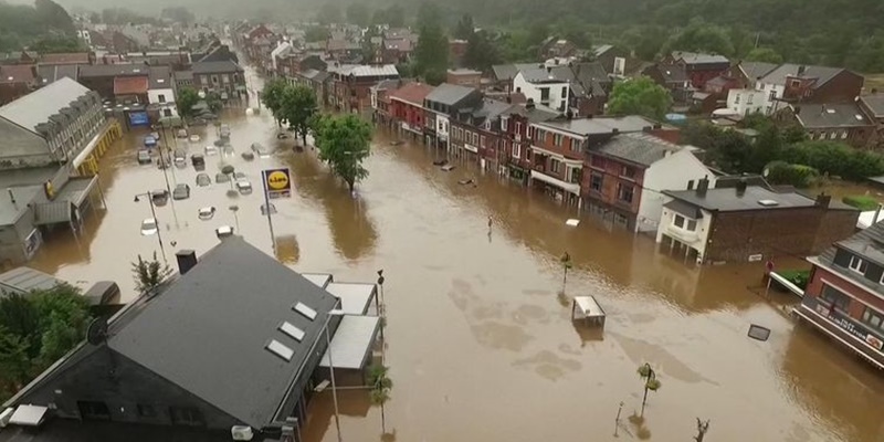 Ratusan Tewas Dan Ribuan Hilang Dalam Bencana Banjir Di Eropa Barat, Belgia Tetapkan Hari Berkabung Nasional