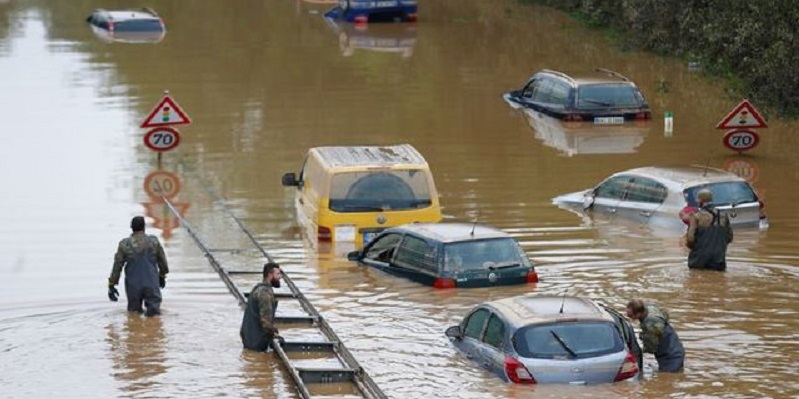 Korban Banjir Eropa Barat Bertambah Lagi, 170 Orang Di Jerman Dan Belgia Meninggal