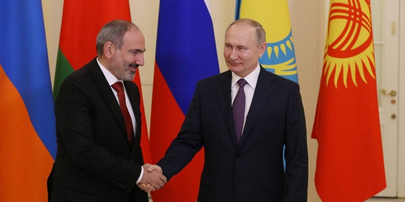 Kirim Ucapan Selamat Untuk Pashinyan, Putin Berharap Hubungan Persahabatan Rusia-Armenia Terus Berlanjut