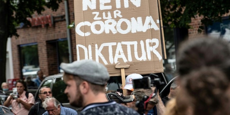 Demo Anti-Lockdown Rusuh, Polisi Jerman Tangkap Ratusan Pengunjuk Rasa