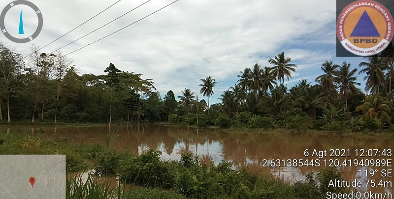 Banjir Rendam Dua Dusun di Kabupaten Luwu Utara, 40 Hektar Lahan Perkebunan Ikut Terdampak