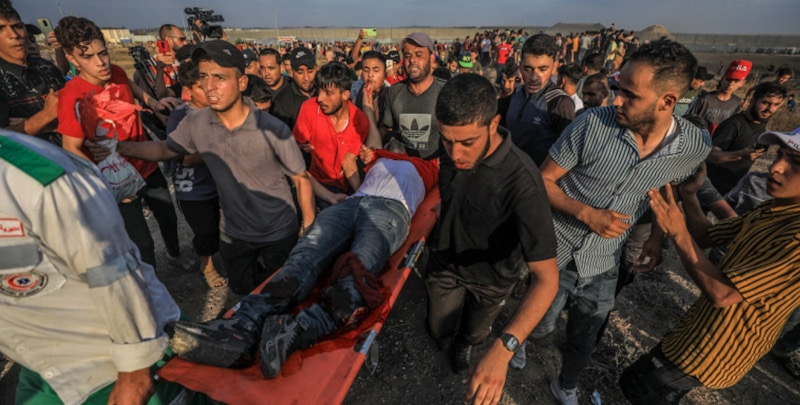 Israel Tembaki Pengunjuk Rasa di Gaza Saat Peringatan 52 Tahun Pembakaran Masjid Al-Aqsa