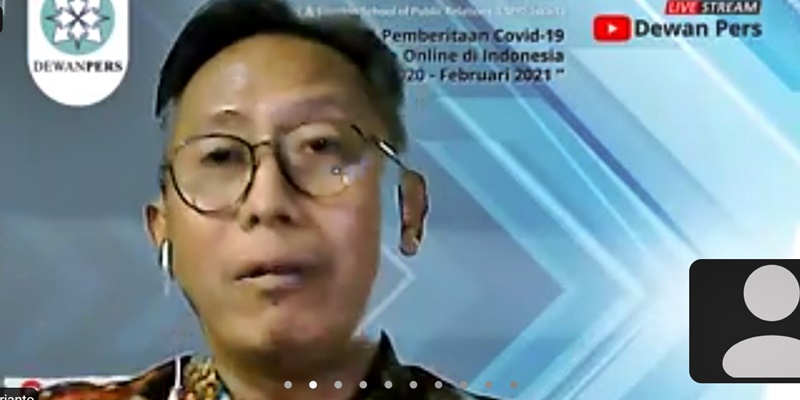 Riset Dewan Pers & LSPR: Sumber Pemberitaan Covid-19 Mayoritas dari Pemerintah