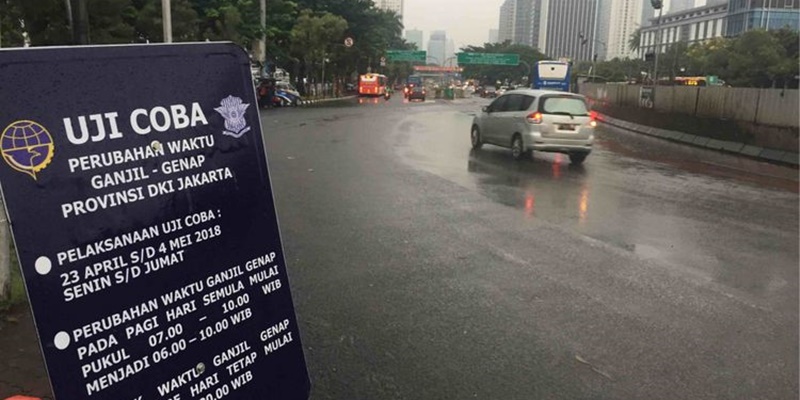 Berlaku Mulai Besok, Ini Sebaran Jalan yang akan Diberlakukan Ganjil-Genap di Jakarta
