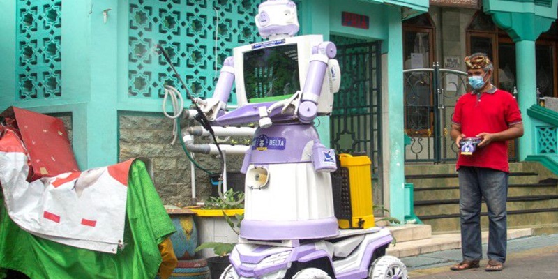 Media Asing Soroti Robot Delta Penanak Nasi Buatan Warga Desa surabaya