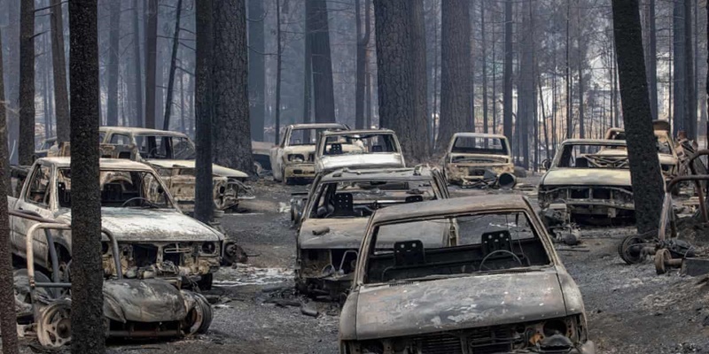 Kebakaran Hutan di California Utara Melahap 30.000 Hektar Lahan