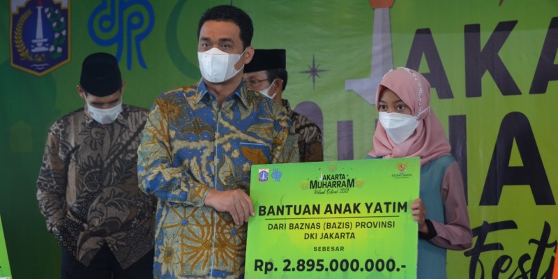 Puncak Jakarta Muharram Virtual Festival 2021, Bazis DKI Jakarta Salurkan Rp 5,8 Miliar Anak Yatim dan Dhuafa