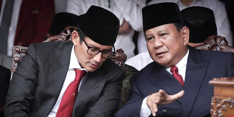 Prabowo Ditinggal Pendukung dari Kalangan Islam Puritan, Gerindra Lebih Baik Capreskan Sandiaga Uno