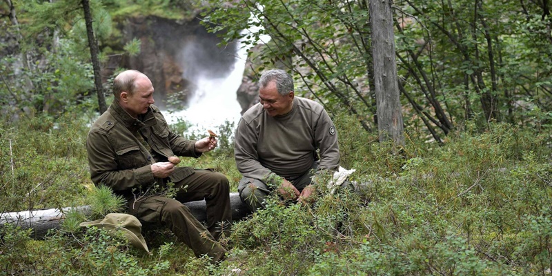 Presiden Putin di hutan belantara Siberia/Net