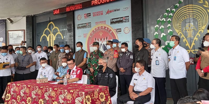Dua WNA Kasus Narkoba Tewas dalam Kebakaran di Lapas Tangerang