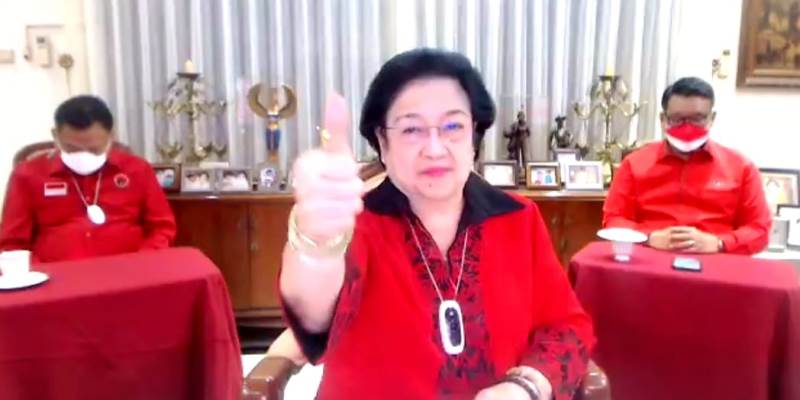Megawati Soekarnoputri: Saya Mejeng karena Saran Hasto