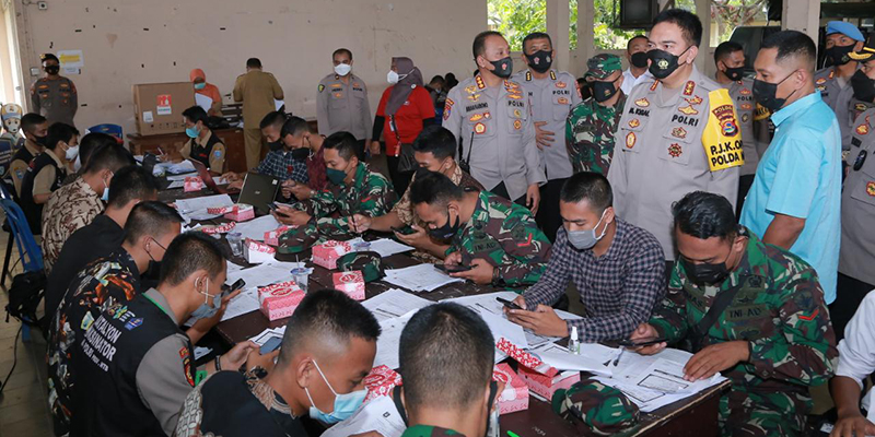 Bentuk Batalyon Pcare, Upaya Polda NTB Percepat Input Data Masyarakat Tervaksin di Lombok Tengah