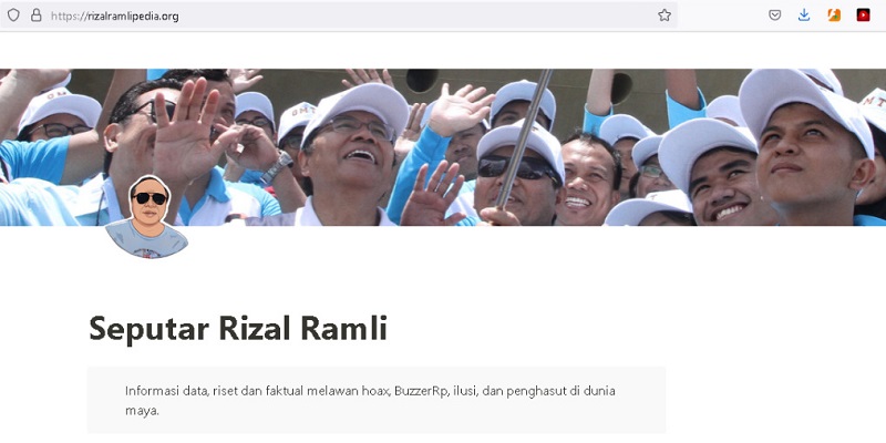Rizal Ramli Launching Situs Tangkal Hoax