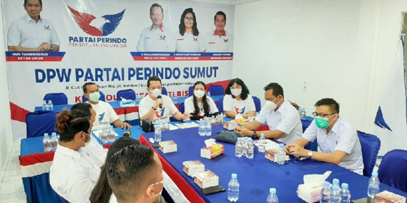 Ketua DPW Perindo Sumut Ajak Seluruh Kader Bekerja Keras Besarkan Partai