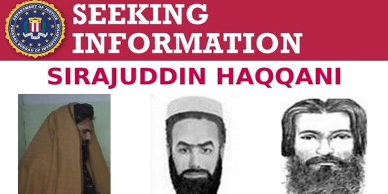 Jadi Mendagri Afghanistan, Sirajuddin Haqqani Masih dalam Status Orang Paling Dicari FBI, Kepalanya Dihargai 6,77 Juta Dolar AS