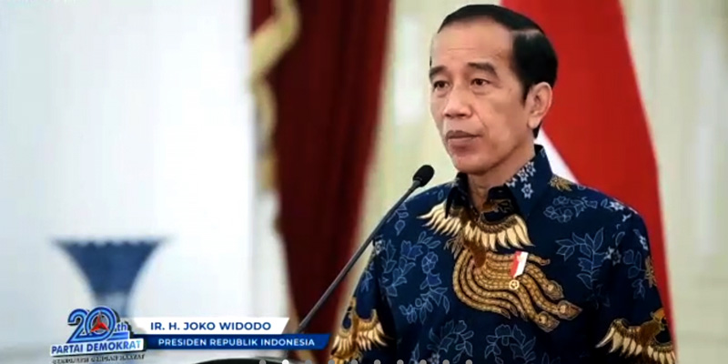 Ucapkan Selamat Ultah ke-20, Jokowi: Partai Demokrat Telah Jadi Bagian Penting Perjalanan Demokrasi di Indonesia