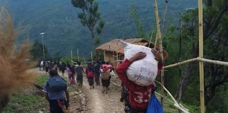 Myanmar Masih Membara, 10 Ribu Penduduk Berbondong-bondong Cari Suaka ke Negara Tetangga