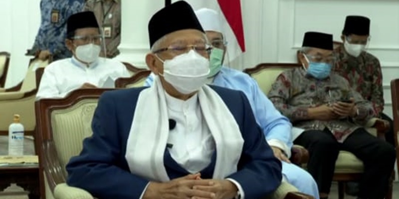 Wapres Maruf Amin Minta Milenial Ambil Hikmah Pandemi dan Jeli Melihat Peluang