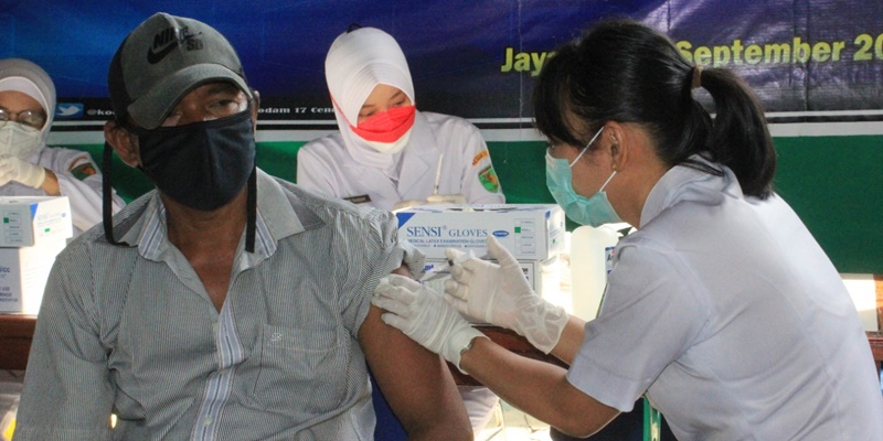 Sambut PON XX Papua, Kodam Cendrawasih Giatkan Vaksinasi Massal
